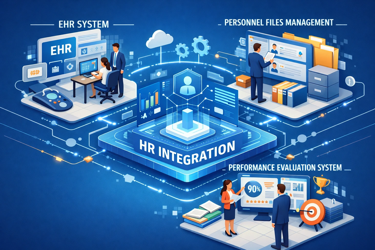 现代企业ehr系统与人事档案管理系统、绩效考评系统的整合应用