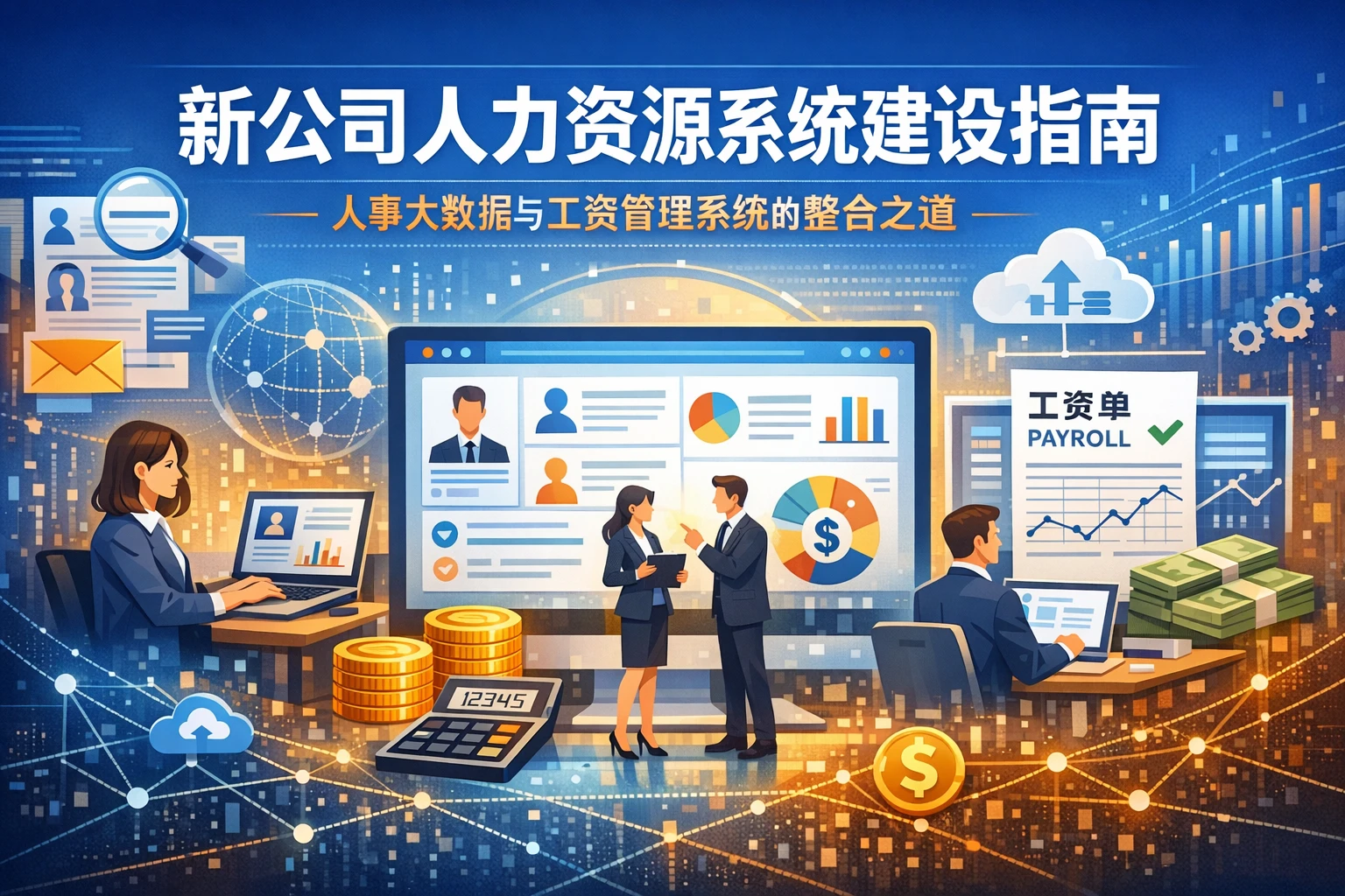 新公司人力资源系统建设指南：人事大数据与工资管理系统的整合之道