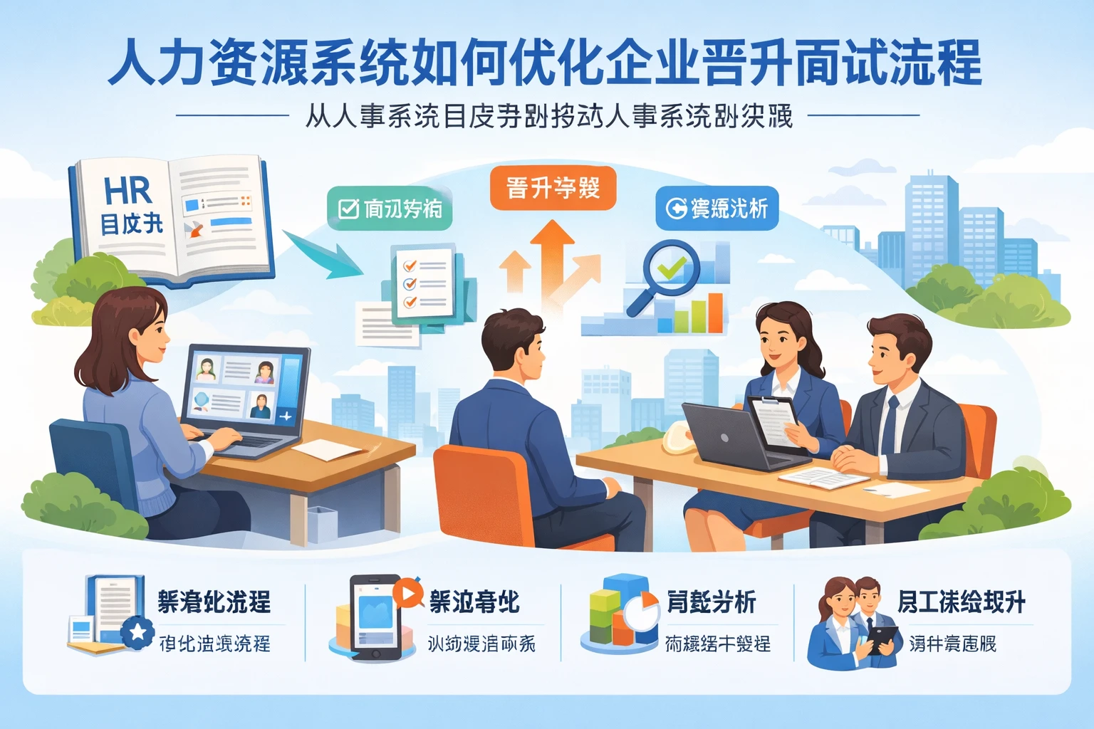 人力资源系统如何优化企业晋升面试流程——从人事系统白皮书到移动人事系统的实践