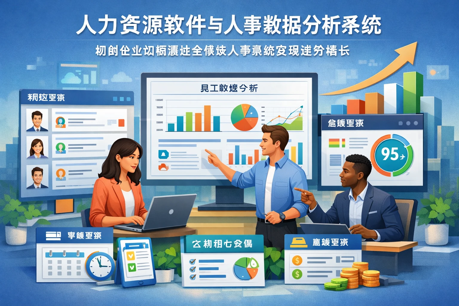 人力资源软件与人事数据分析系统:初创企业如何通过全模块人事系统实现逆势增长