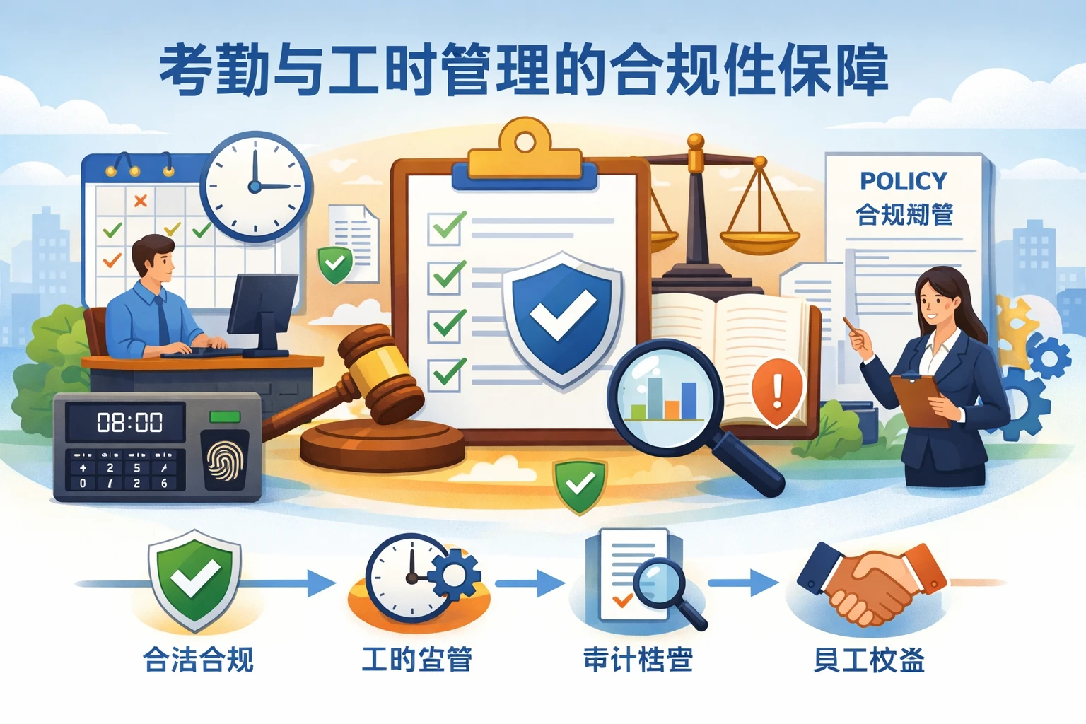 考勤与工时管理的合规性保障