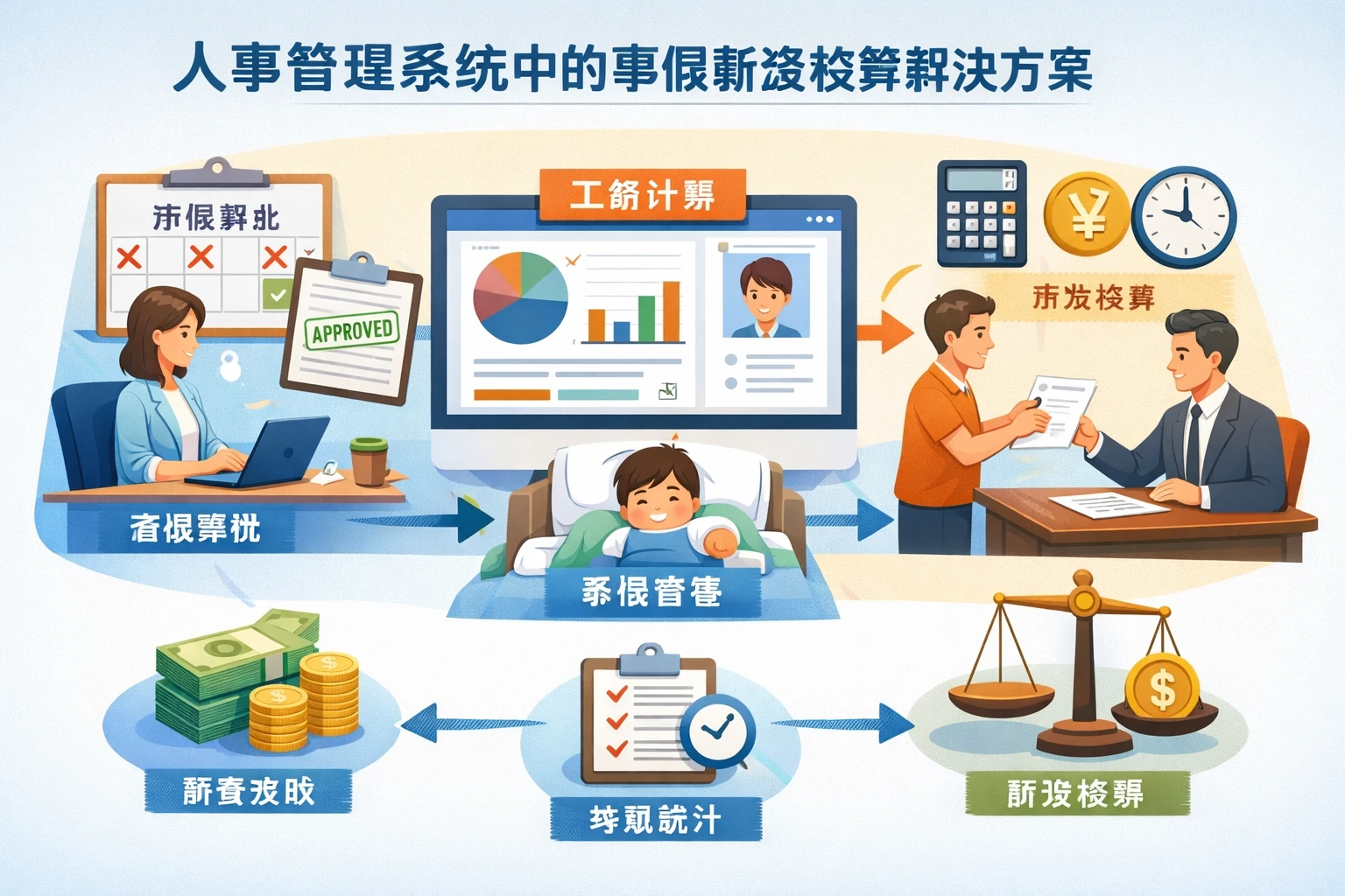 人事管理系统中的事假薪资核算解决方案