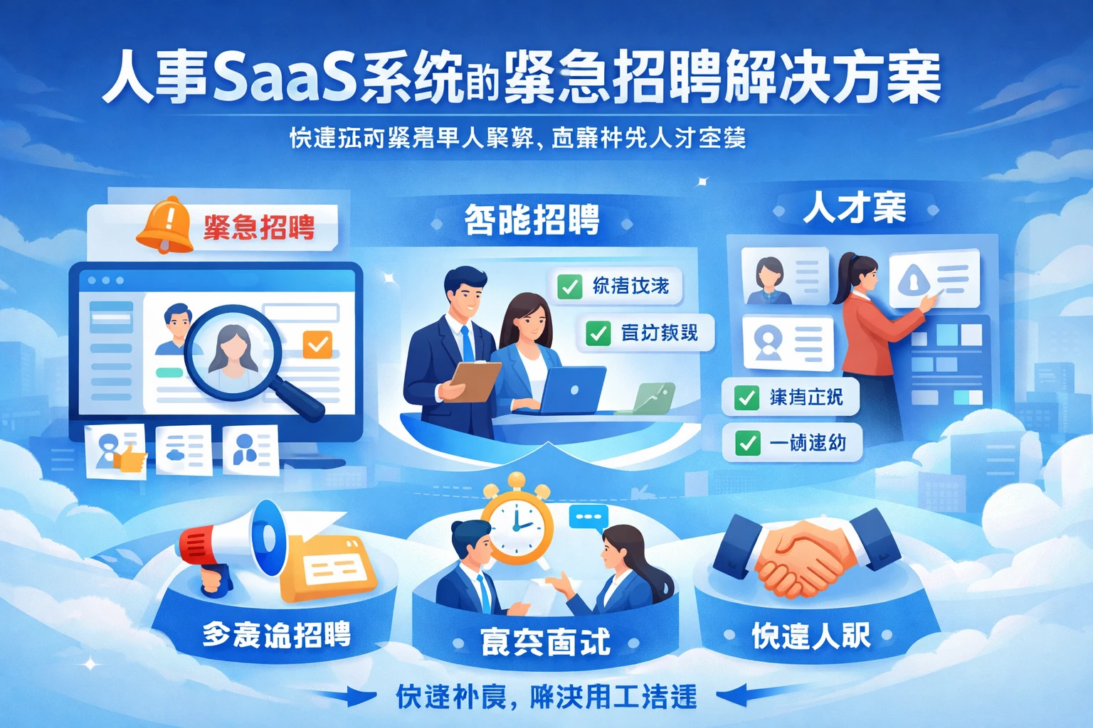 人事SaaS系统的紧急招聘解决方案