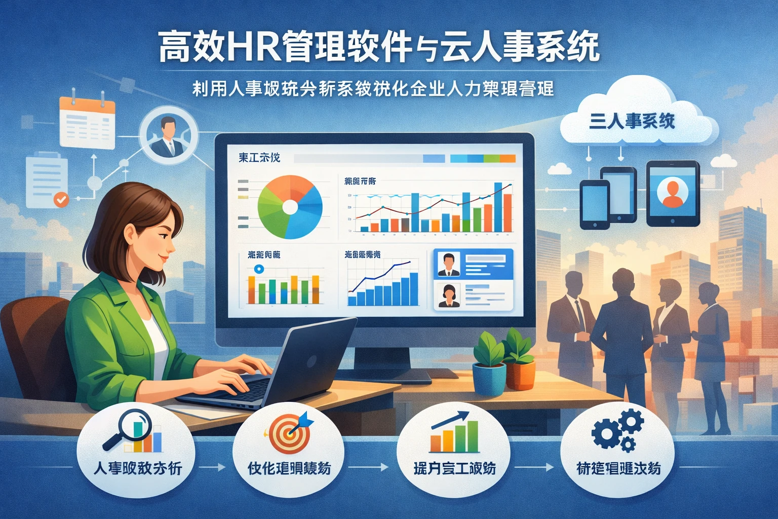 高效HR管理软件与云人事系统：利用人事数据分析系统优化企业人力资源管理