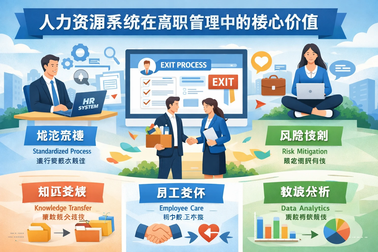 人力资源系统在离职管理中的核心价值