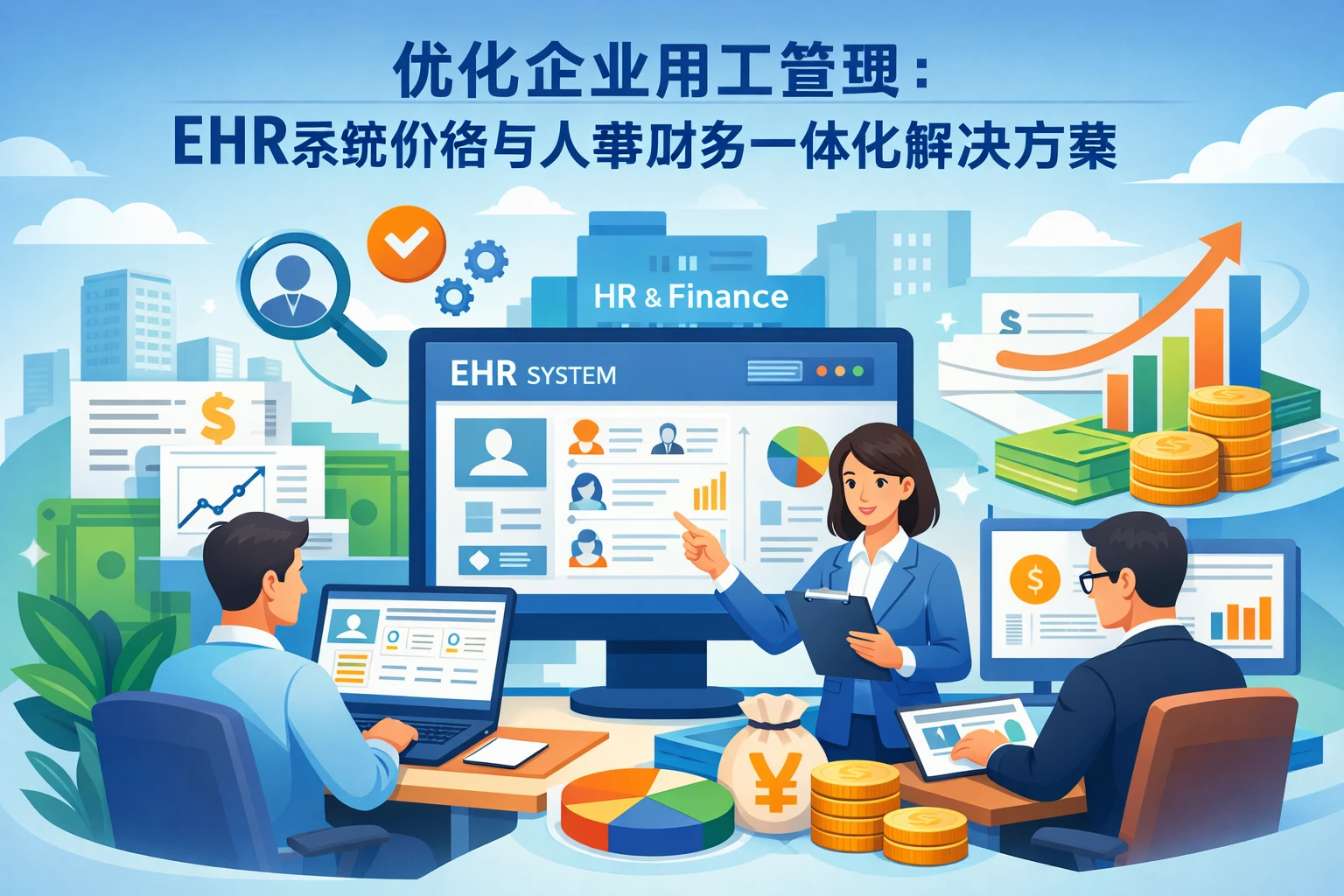 优化企业用工管理：EHR系统价格与人事财务一体化解决方案