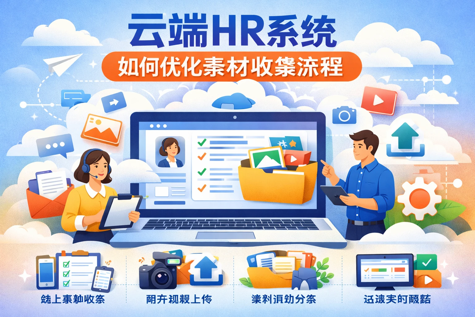云端HR系统如何优化素材收集流程