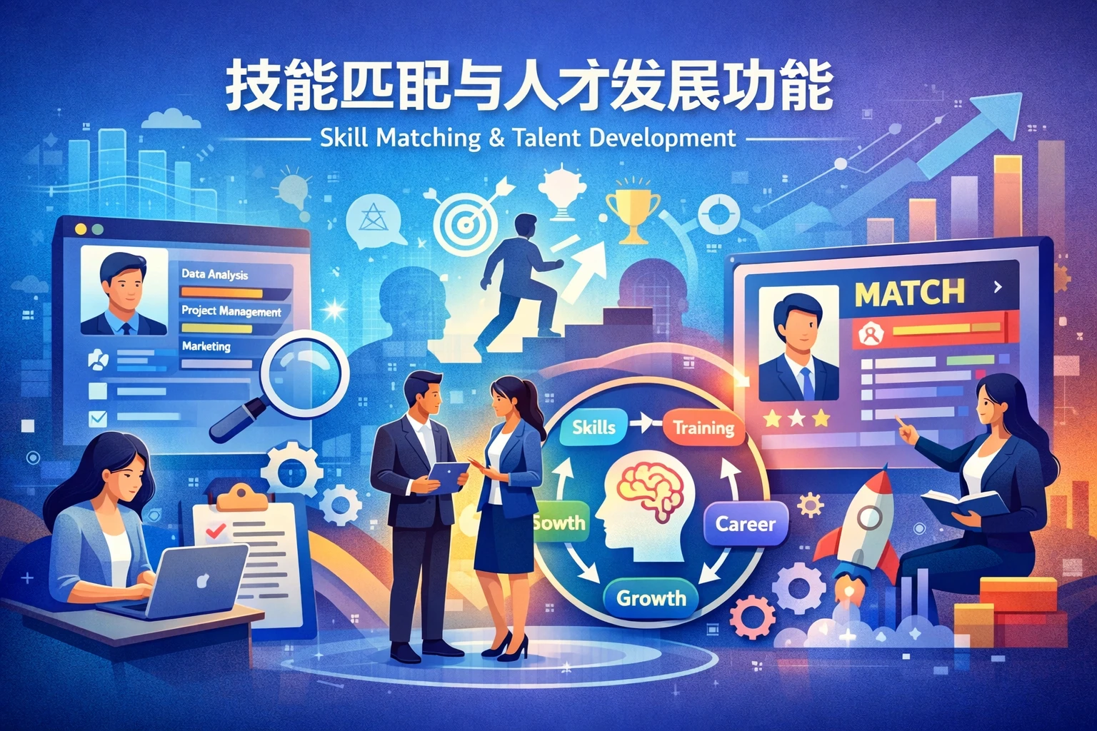 技能匹配与人才发展功能
