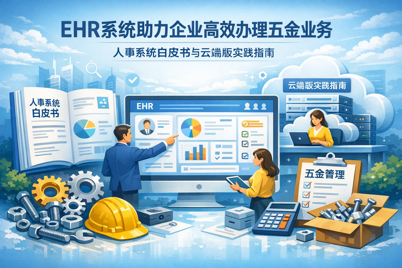 ehr系统助力企业高效办理五金业务：人事系统白皮书与云端版实践指南