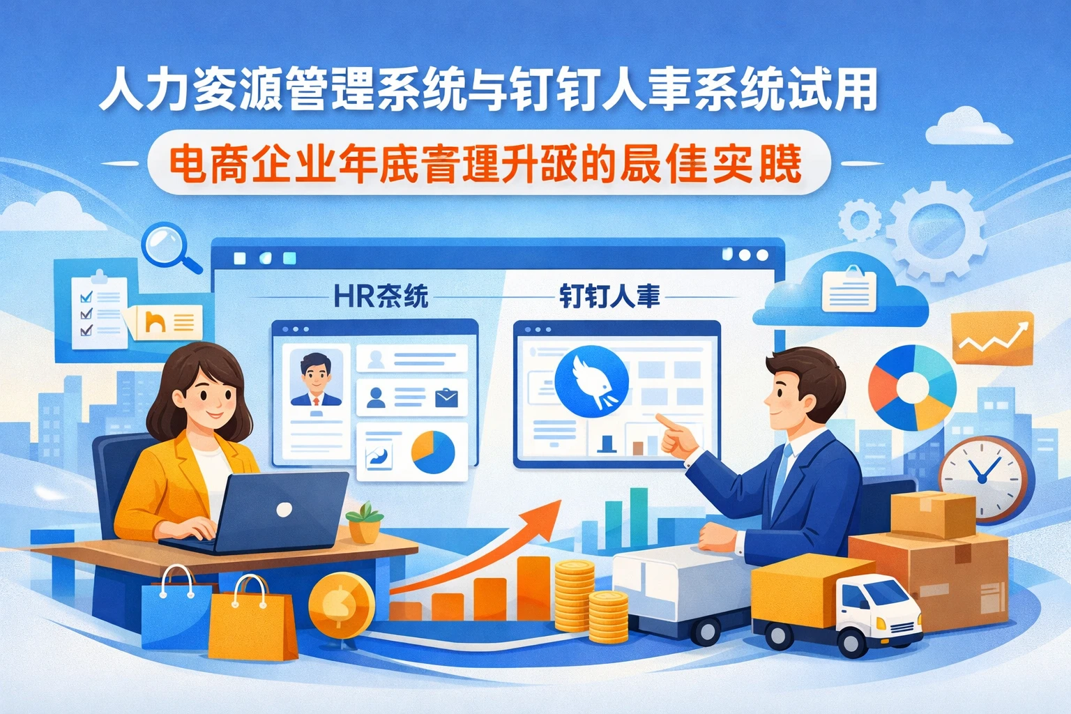 人力资源管理系统与钉钉人事系统试用：电商企业年底管理升级的最佳实践
