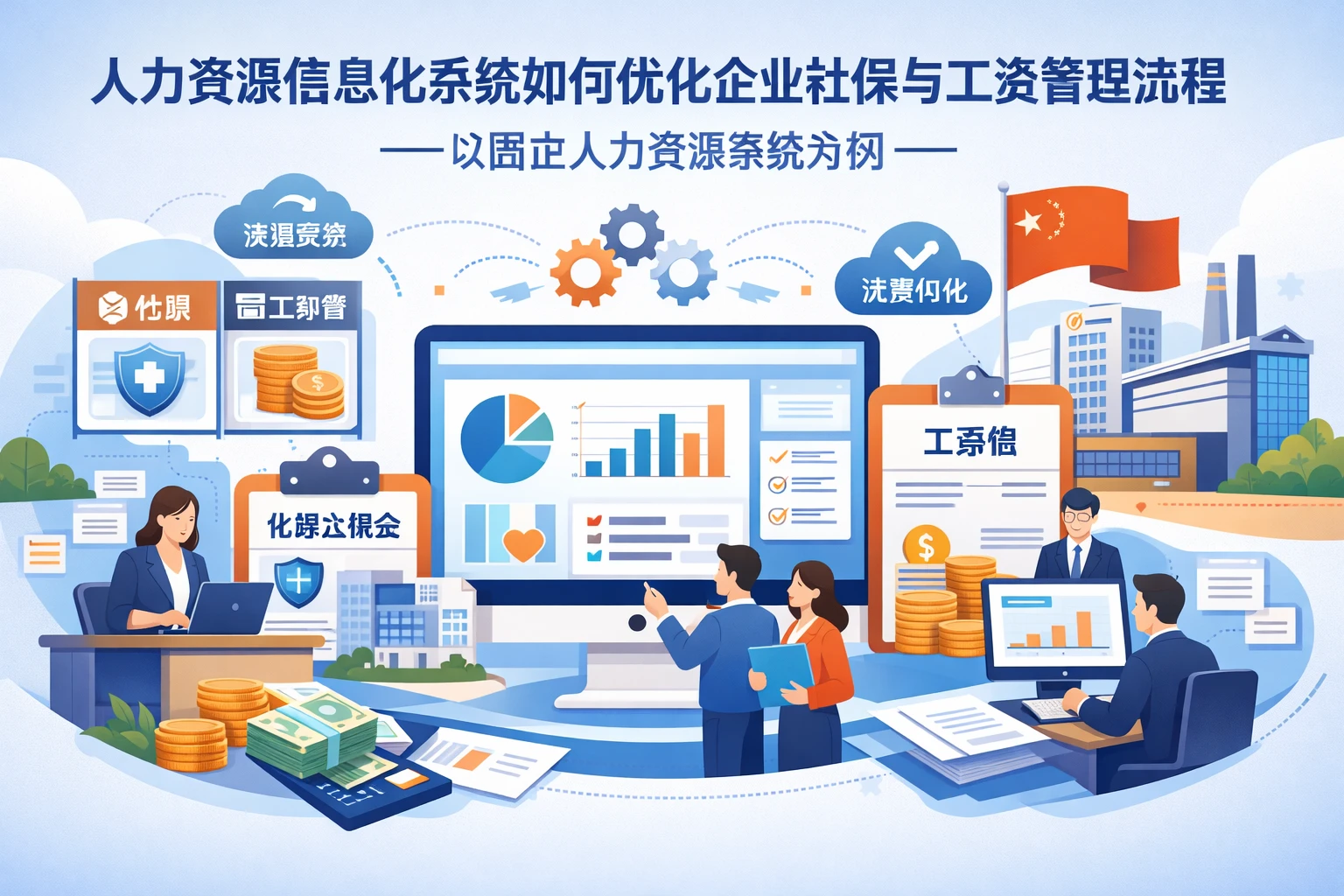 人力资源信息化系统如何优化企业社保与工资管理流程——以国企人力资源系统为例