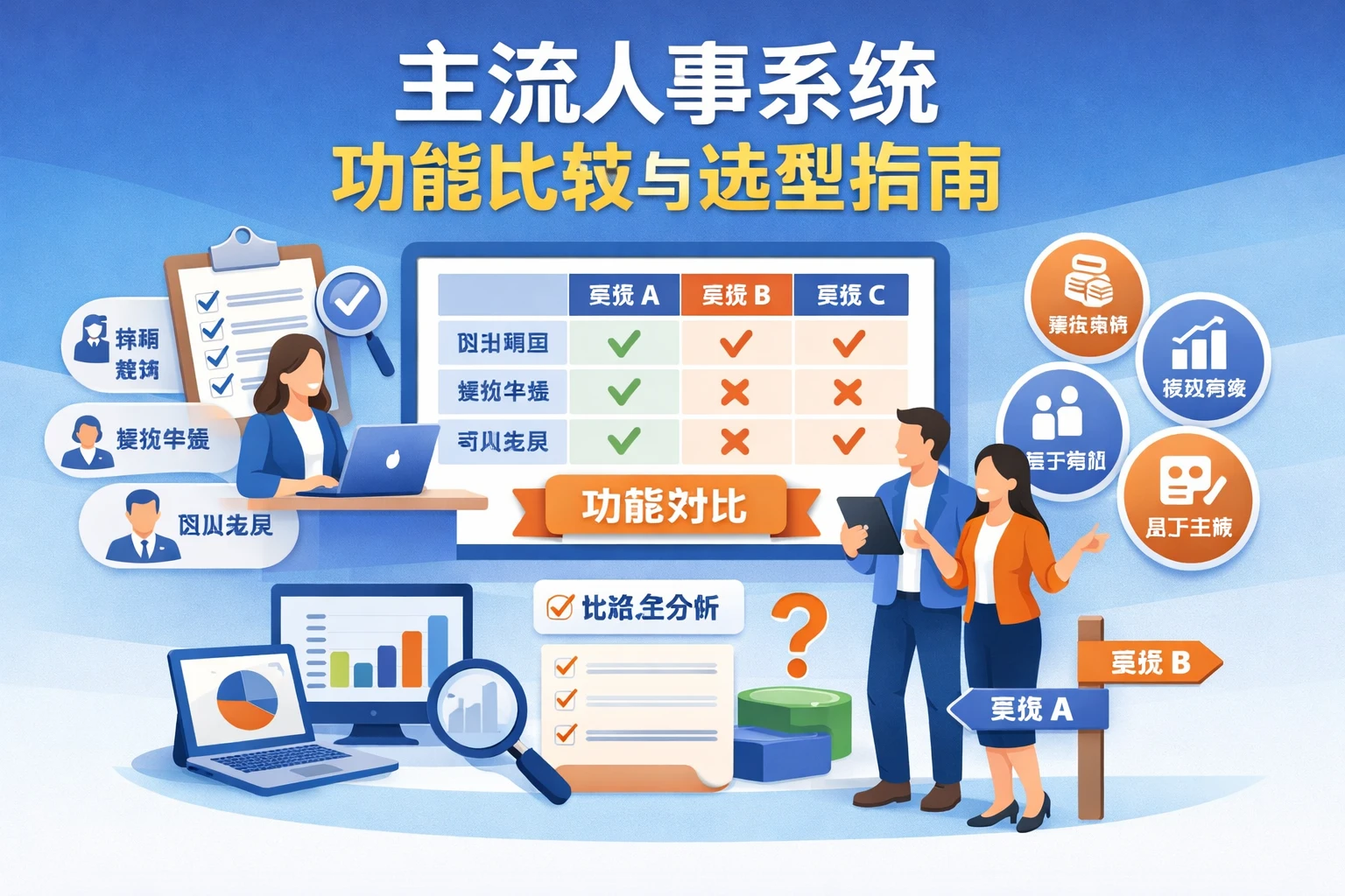 主流人事系统功能比较与选型指南
