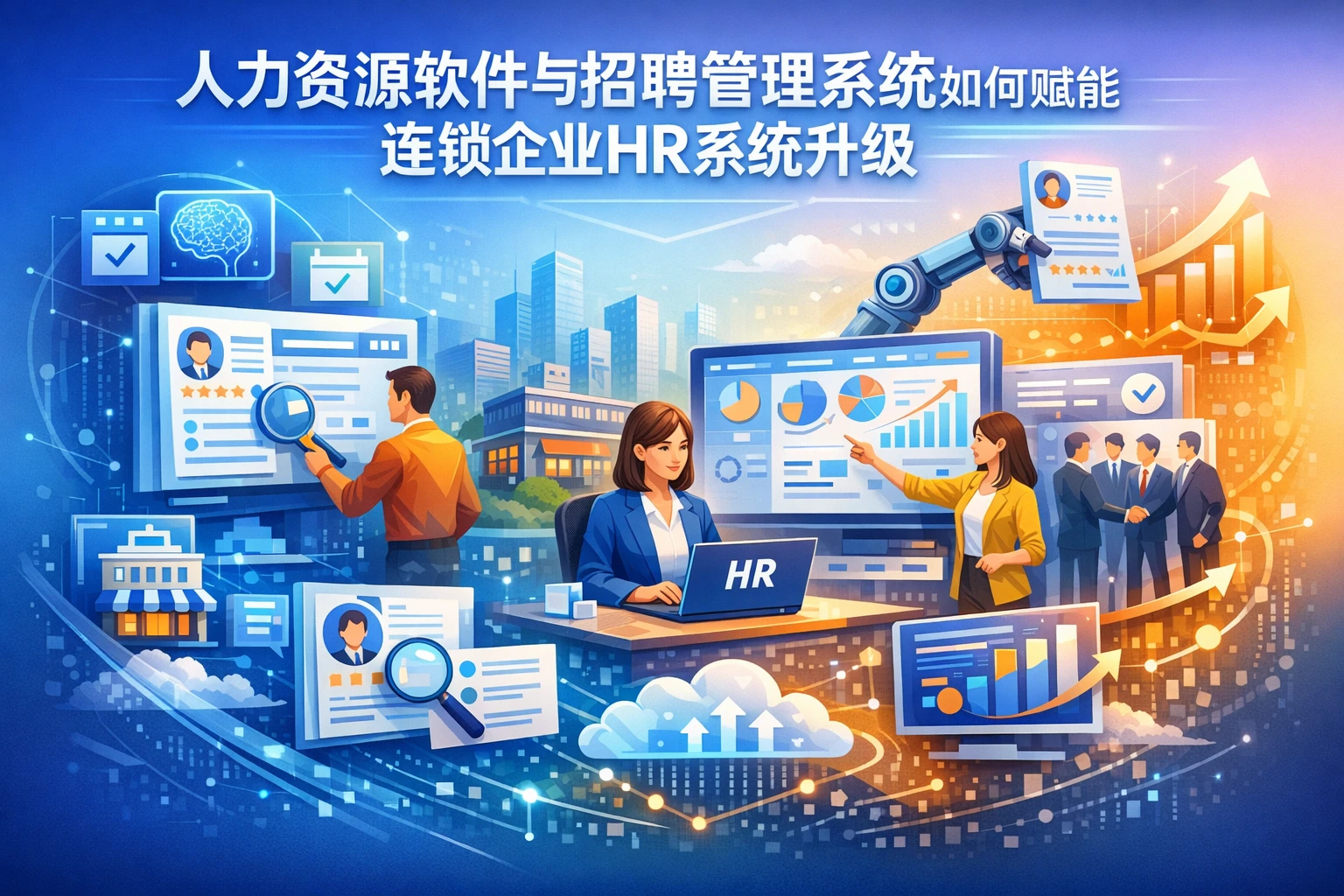 人力资源软件与招聘管理系统如何赋能连锁企业HR系统升级