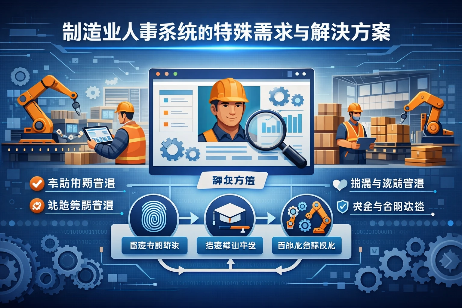 制造业人事系统的特殊需求与解决方案