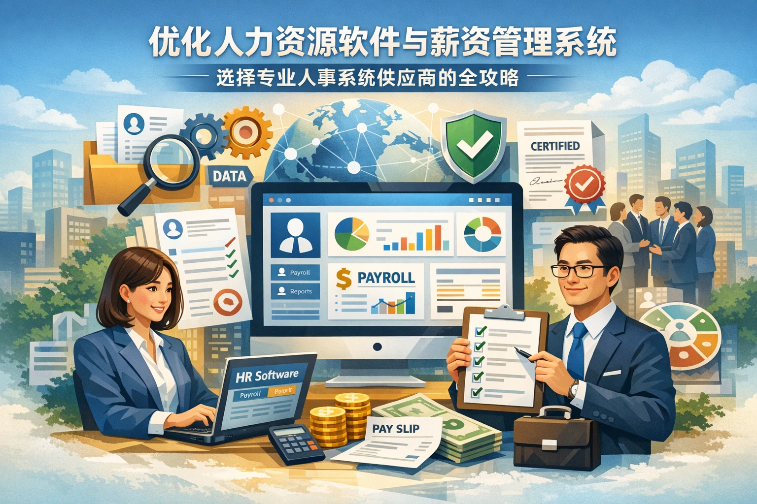 优化人力资源软件与薪资管理系统：选择专业人事系统供应商的全攻略