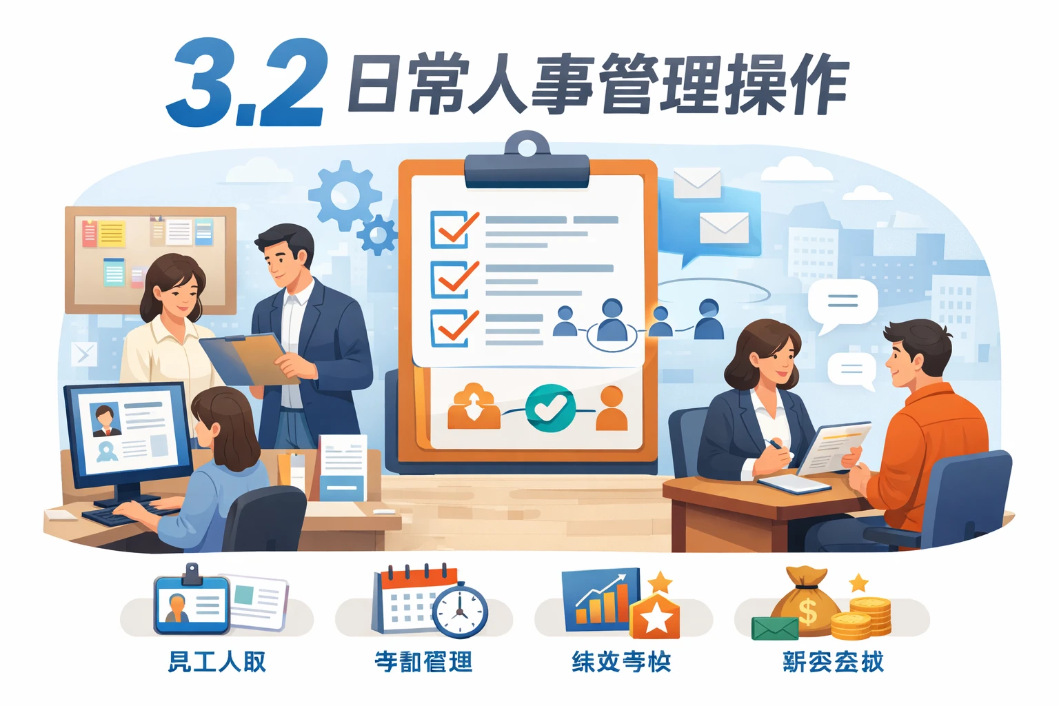 3.2 日常人事管理操作