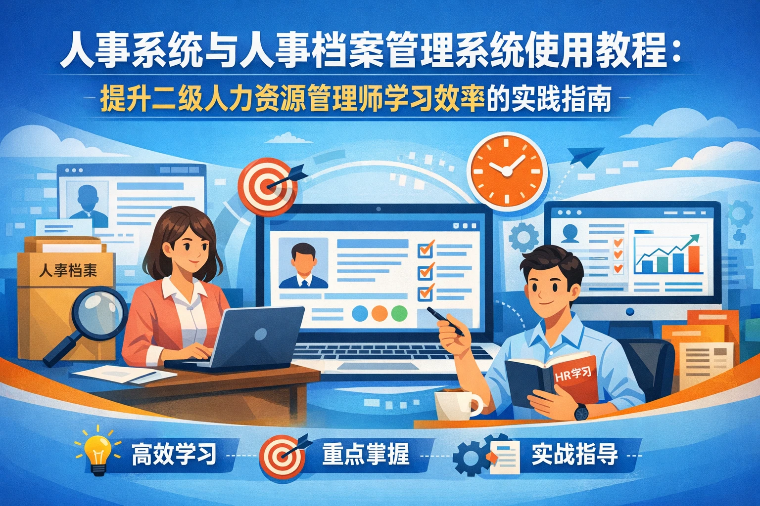 人事系统与人事档案管理系统使用教程：提升二级人力资源管理师学习效率的实践指南