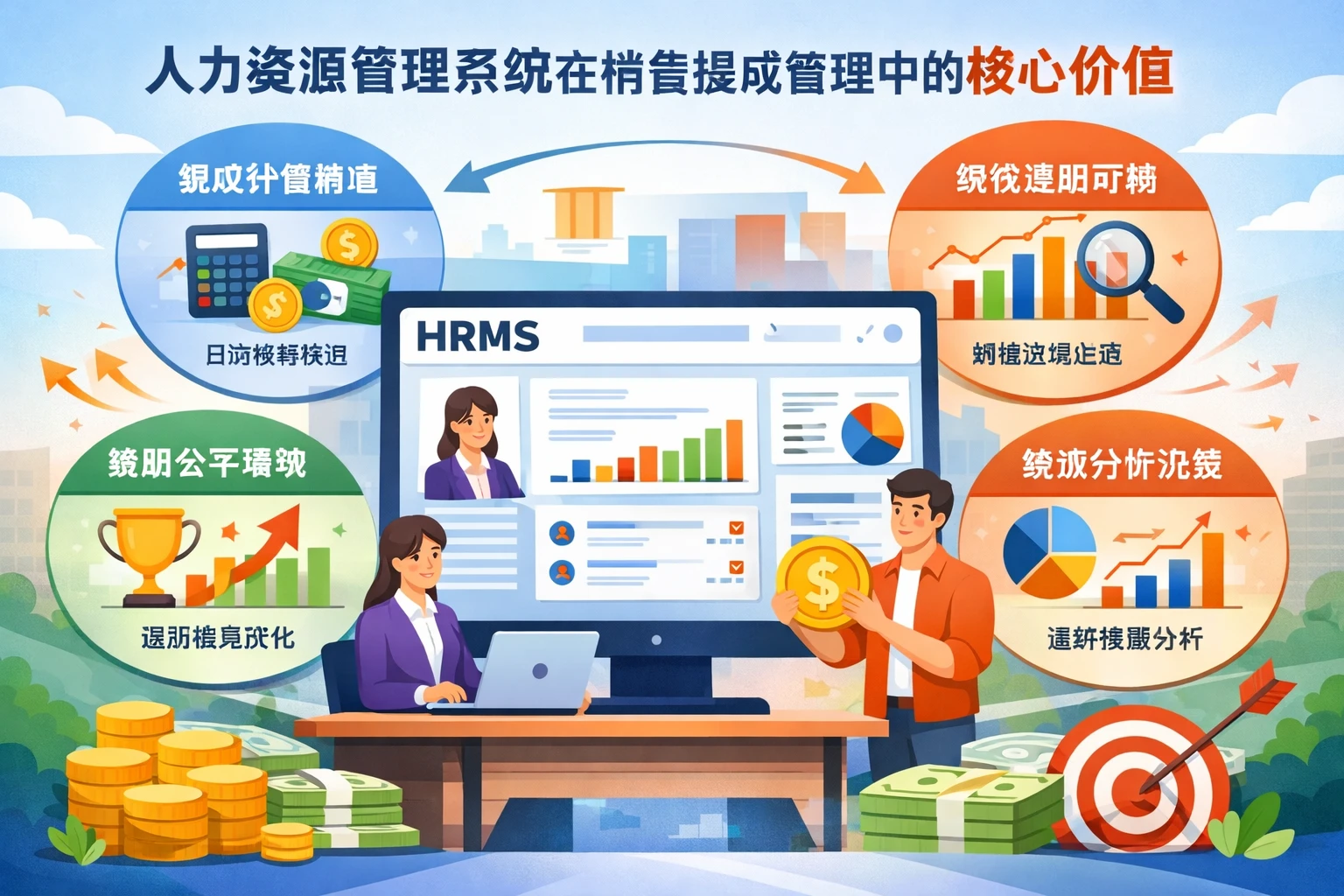 人力资源管理系统在销售提成管理中的核心价值