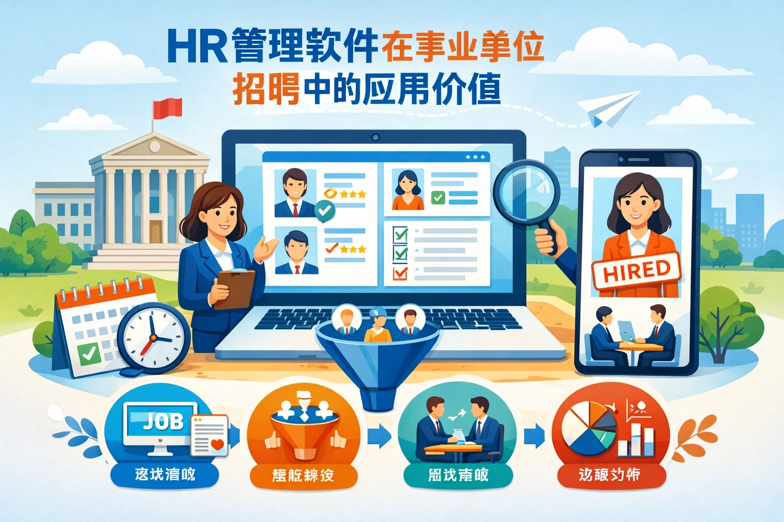 HR管理软件在事业单位招聘中的应用价值