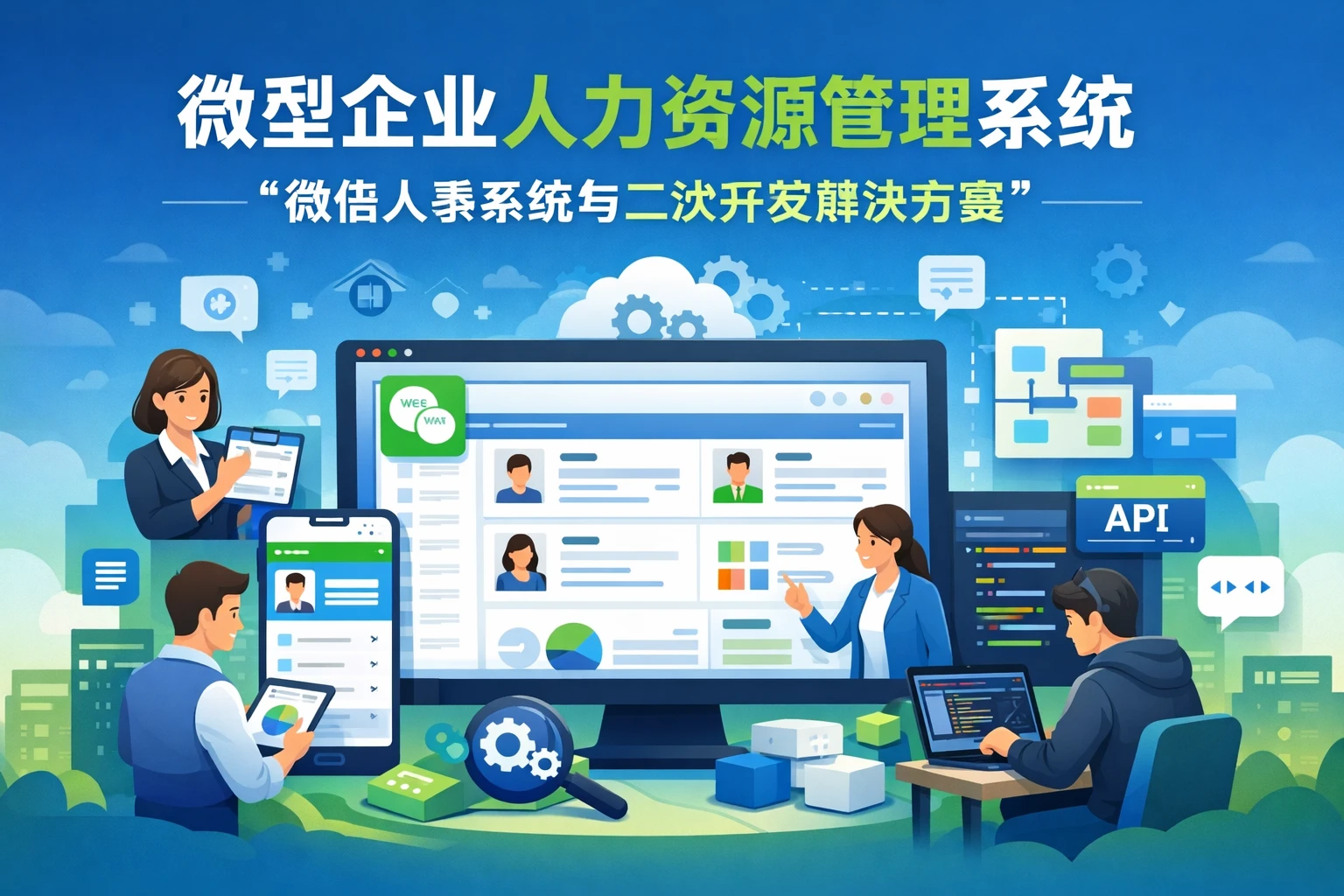 微型企业人力资源管理系统:微信人事系统与二次开发解决方案