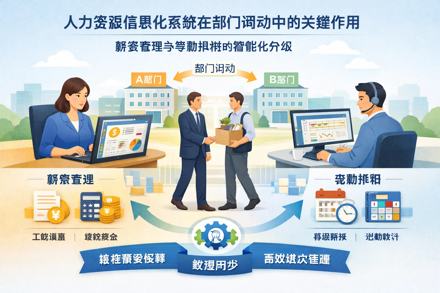 人力资源信息化系统在部门调动中的关键作用：薪资管理与考勤排班的智能化升级