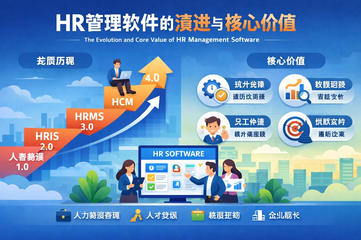 HR管理软件的演进与核心价值