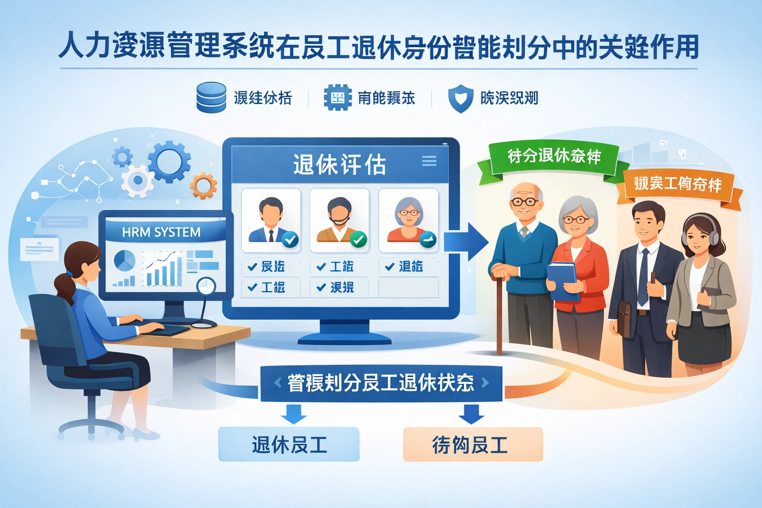 人力资源管理系统在员工退休身份智能划分中的关键作用