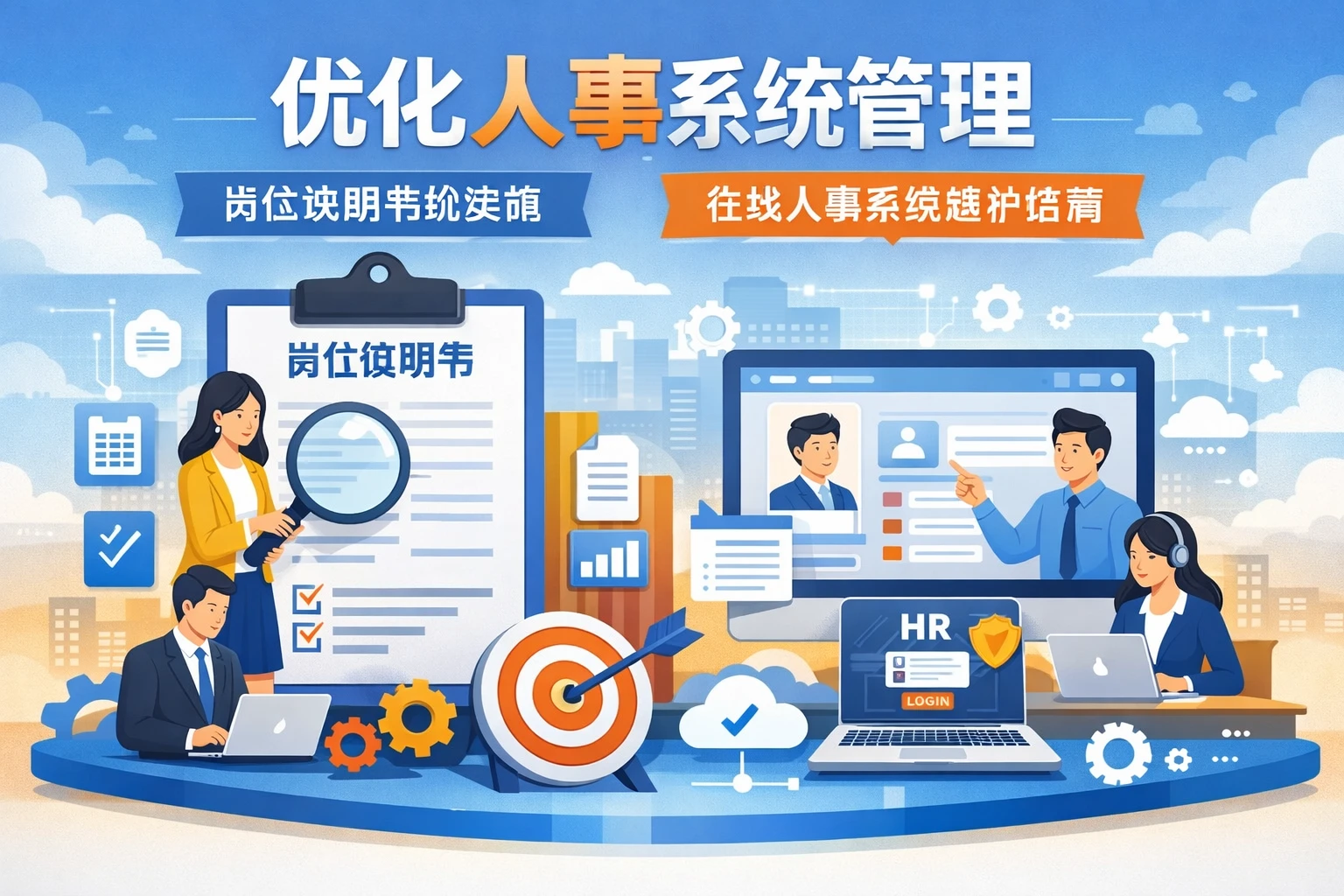 优化人事系统管理：岗位说明书的实施与在线人事系统维护指南