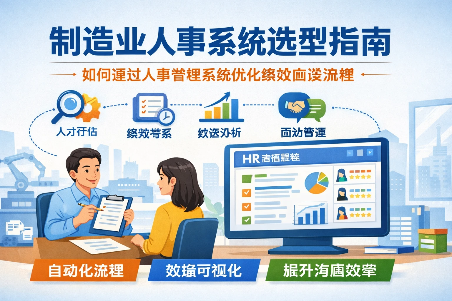 制造业人事系统选型指南：如何通过人事管理系统优化绩效面谈流程
