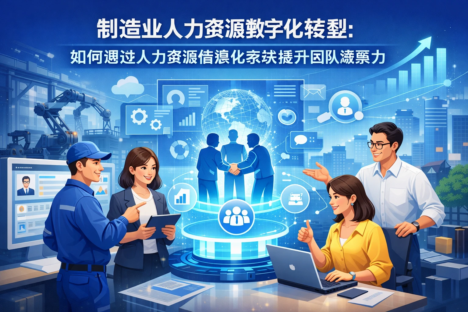制造业人力资源数字化转型：如何通过人力资源信息化系统提升团队凝聚力
