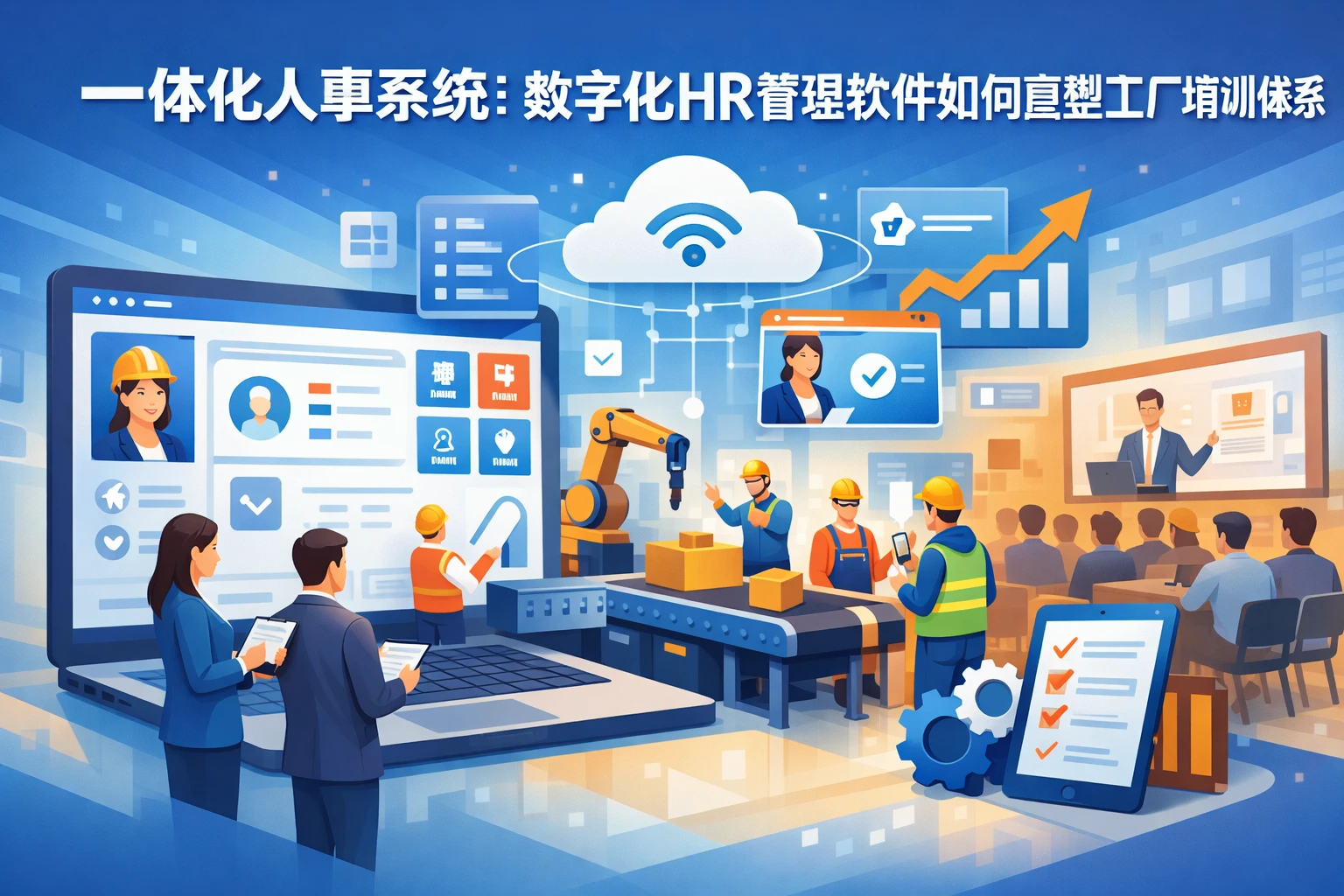 一体化人事系统：数字化HR管理软件如何重塑工厂培训体系