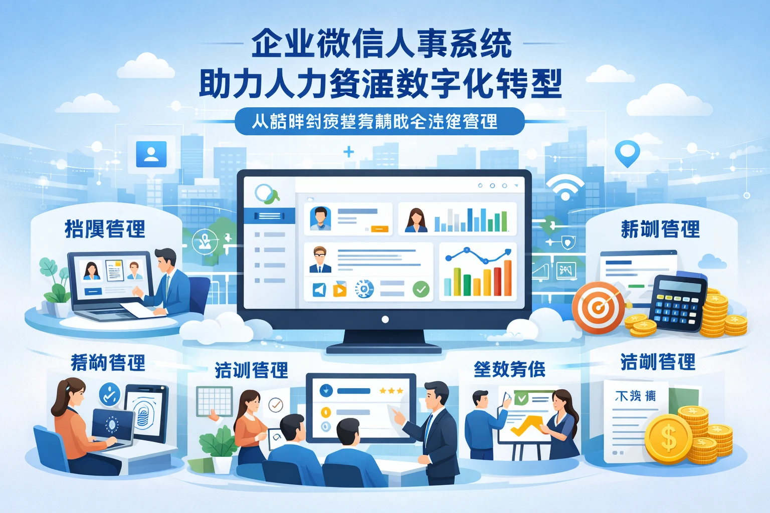 企业微信人事系统助力人力资源数字化转型：从招聘到绩效薪酬的全流程管理