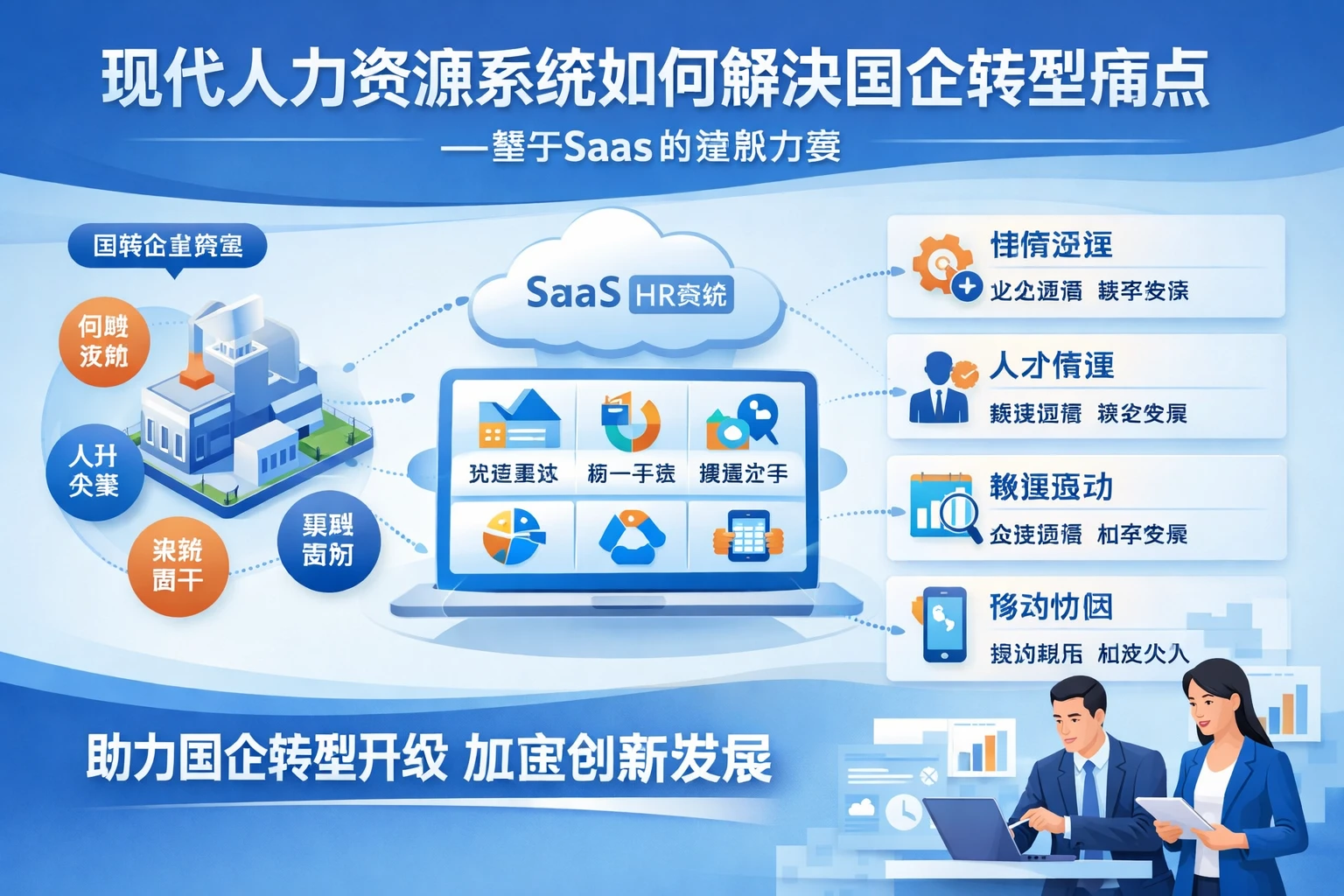 现代人力资源系统如何解决国企转型痛点——基于SaaS的革新方案