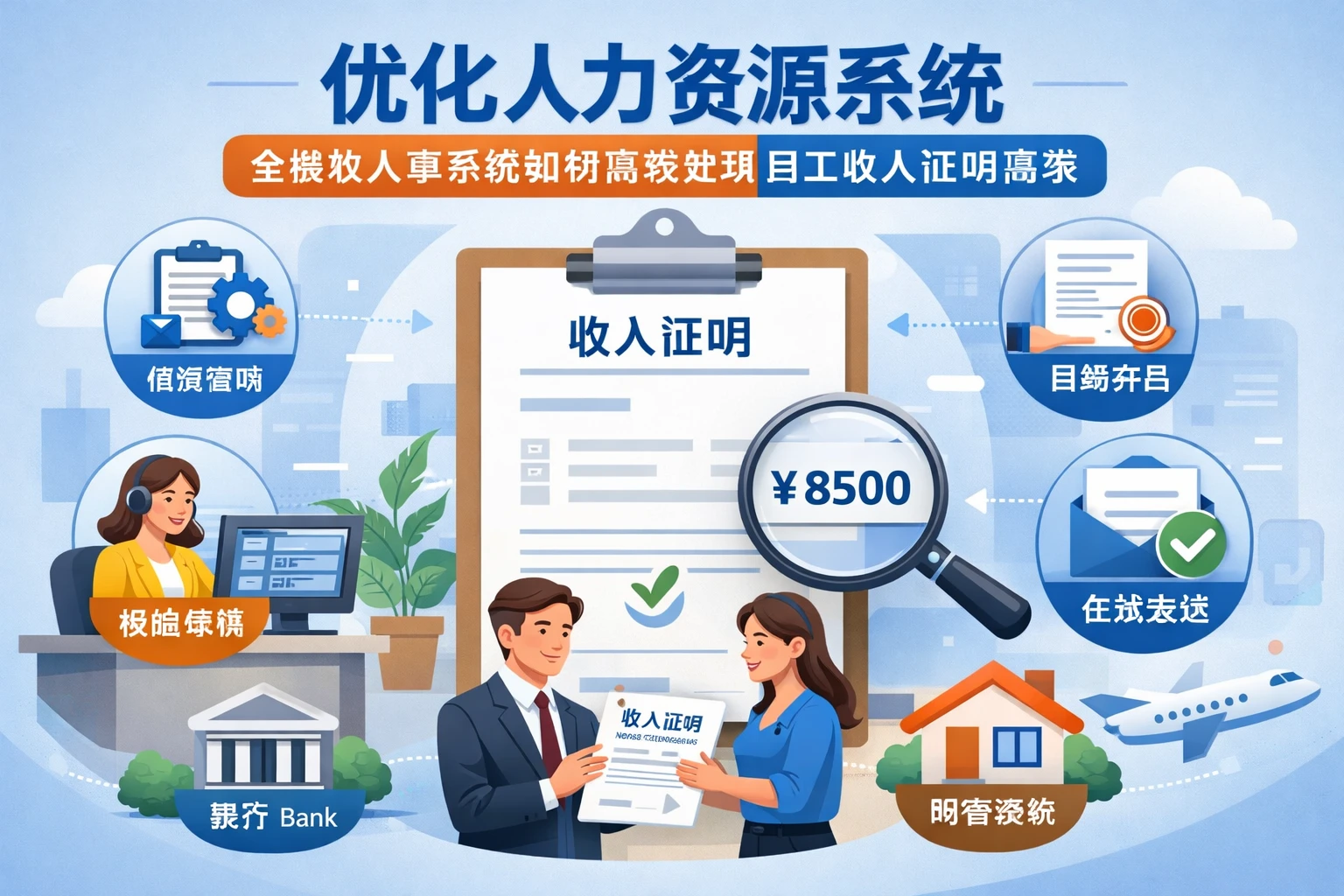 优化人力资源系统:全模块人事系统如何高效处理员工收入证明需求