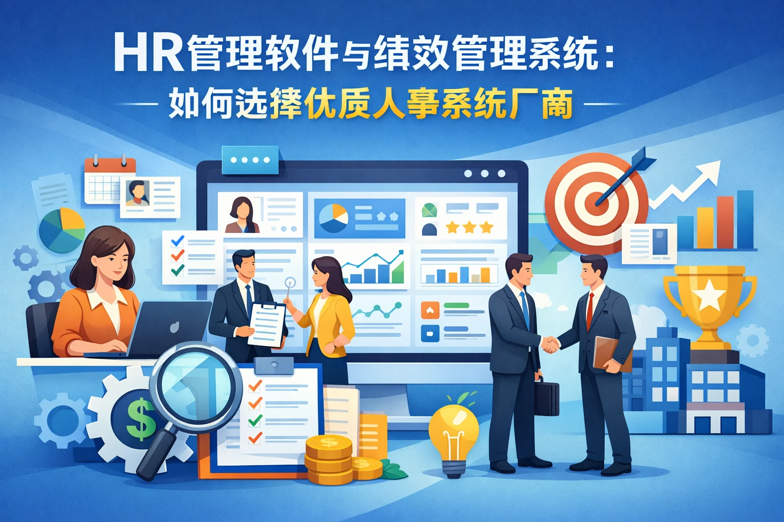 HR管理软件与绩效管理系统：如何选择优质人事系统厂商