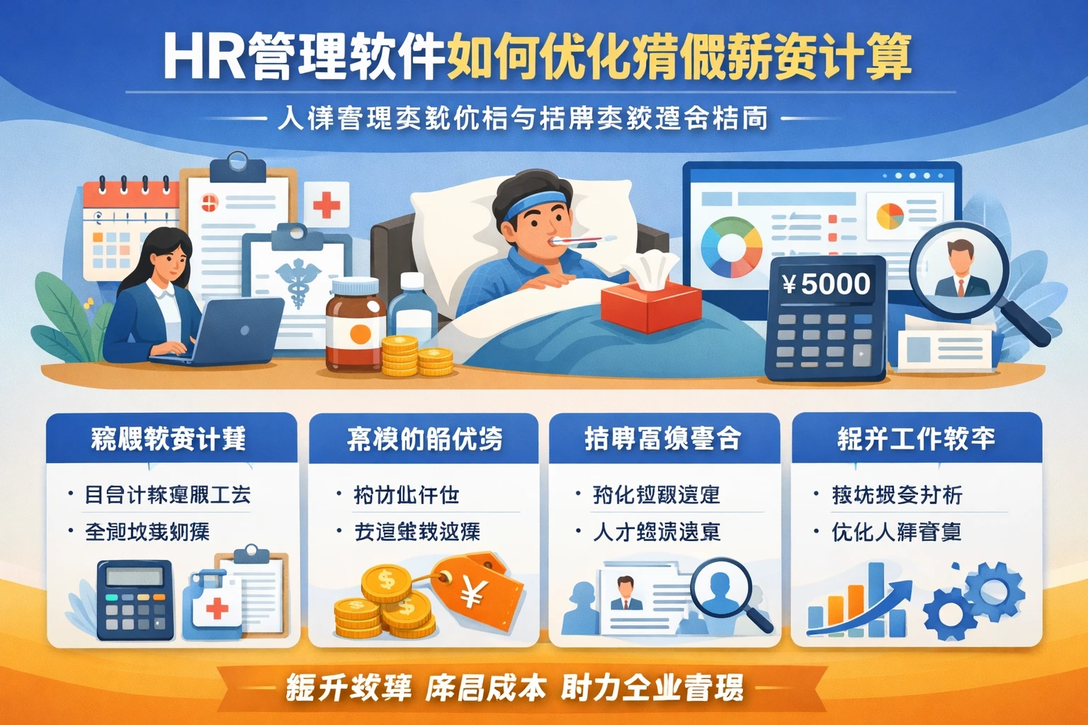 HR管理软件如何优化病假薪资计算 - 人事管理系统价格与招聘系统整合指南