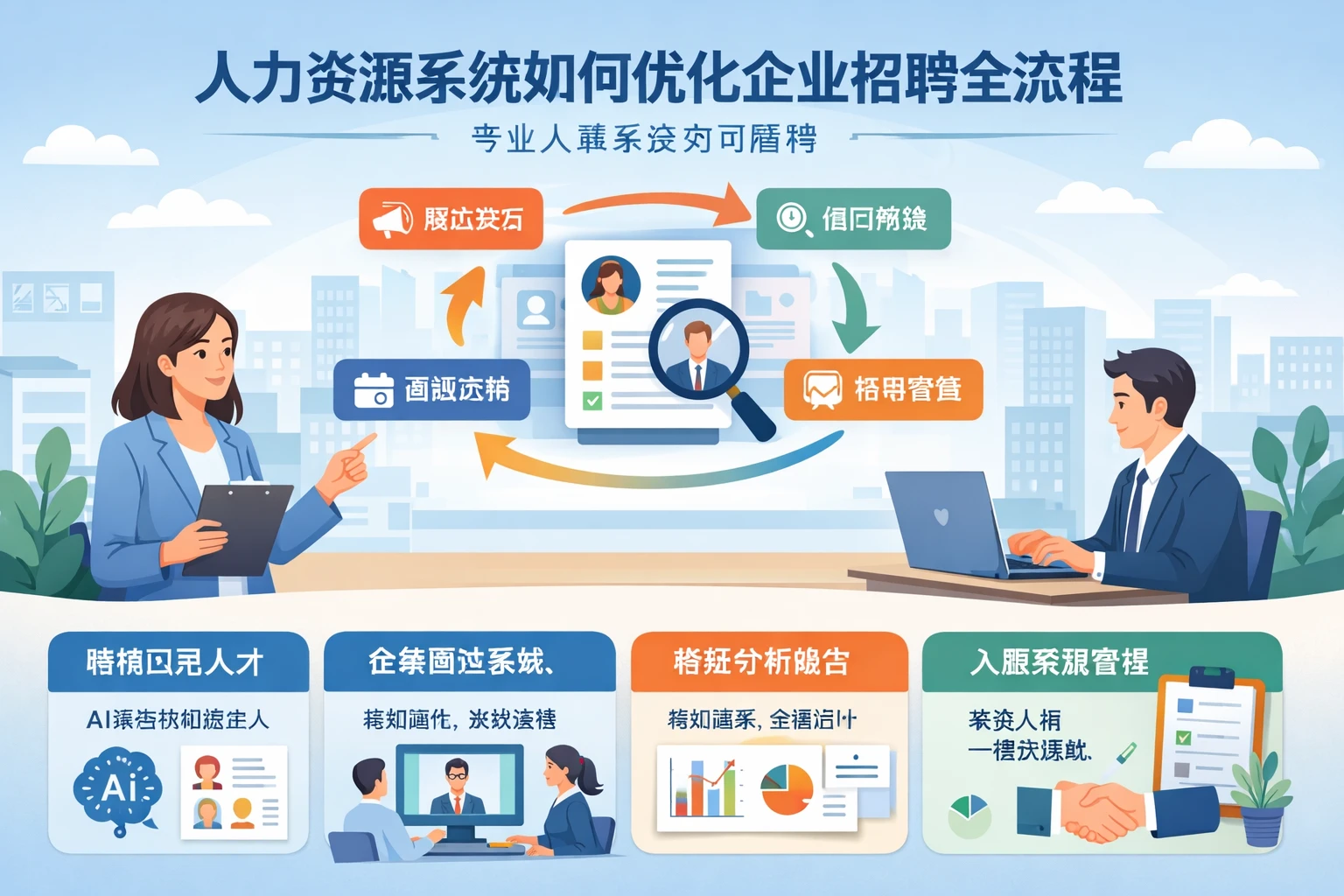 人力资源系统如何优化企业招聘全流程 - 专业人事系统公司指南