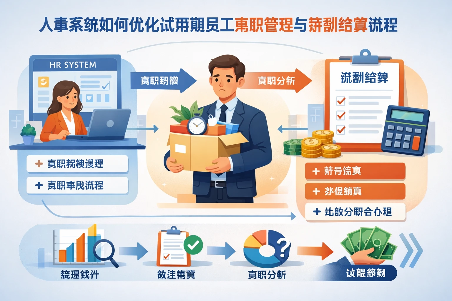 人事系统如何优化试用期员工离职管理与薪酬结算流程