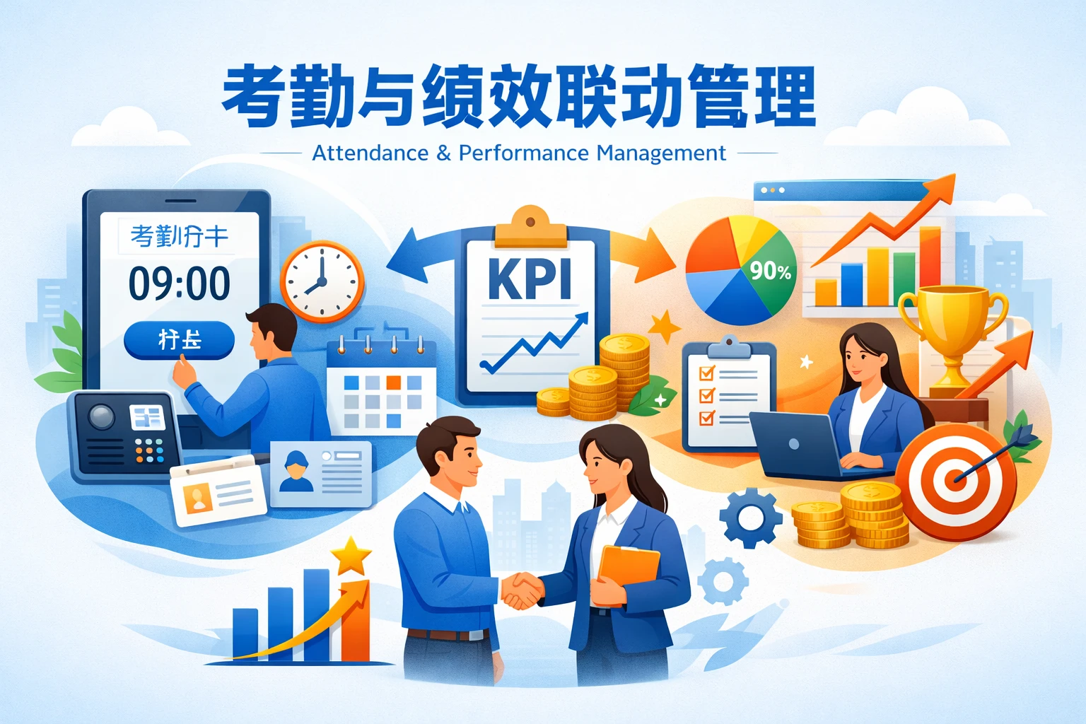 考勤与绩效联动管理