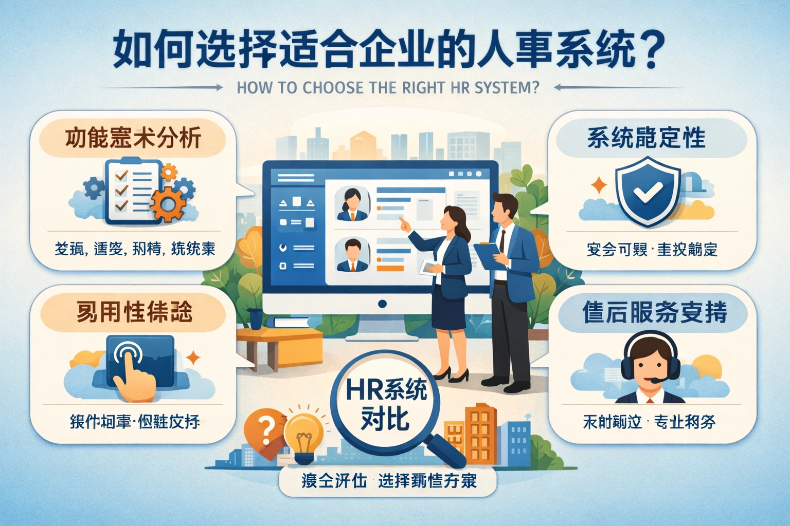 如何选择适合企业的人事系统