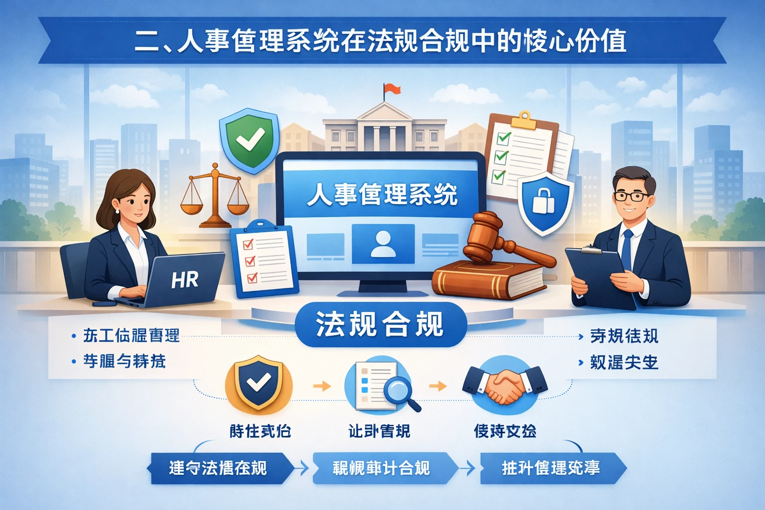 二、人事管理系统在法规合规中的核心价值