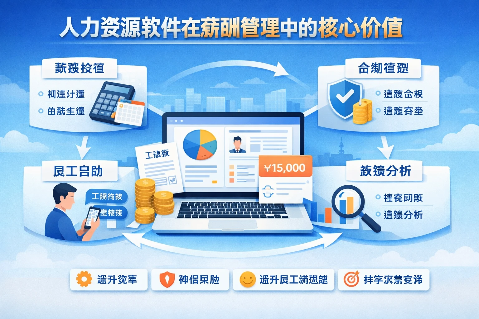 人力资源软件在薪酬管理中的核心价值