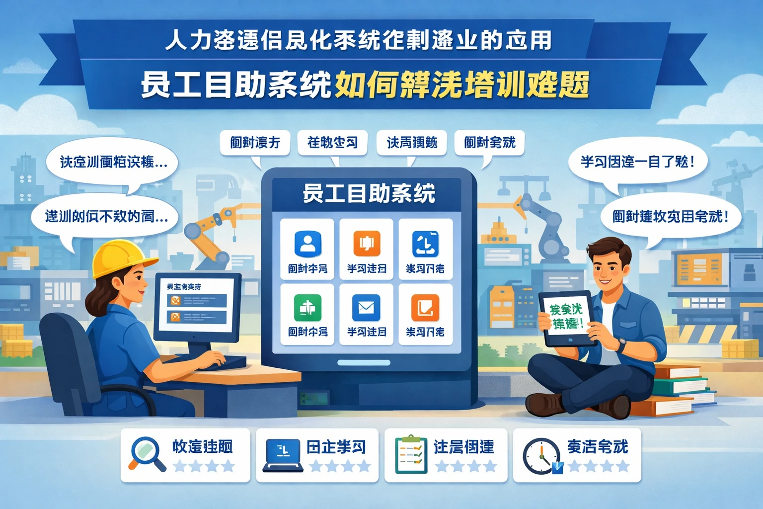 人力资源信息化系统在制造业的应用：员工自助系统如何解决培训难题