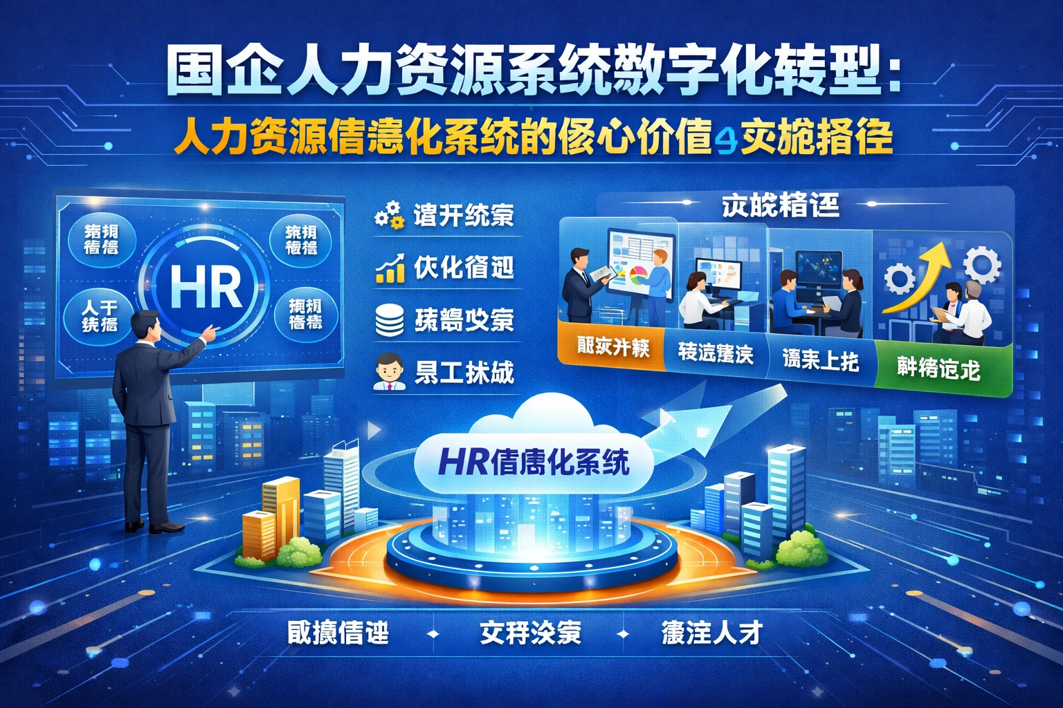 国企人力资源系统数字化转型：人力资源信息化系统的核心价值与实施路径