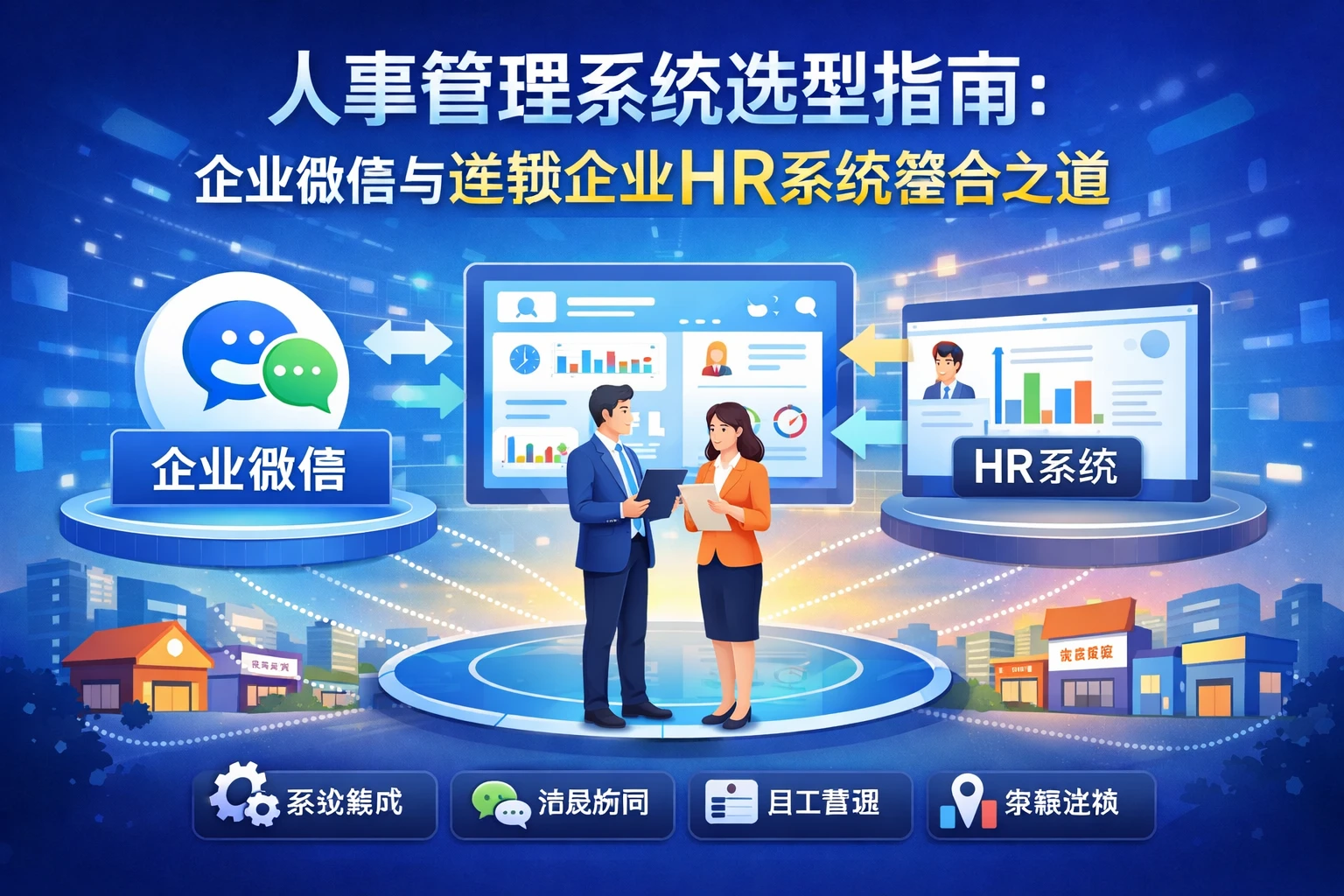 人事管理系统选型指南：企业微信与连锁企业HR系统整合之道