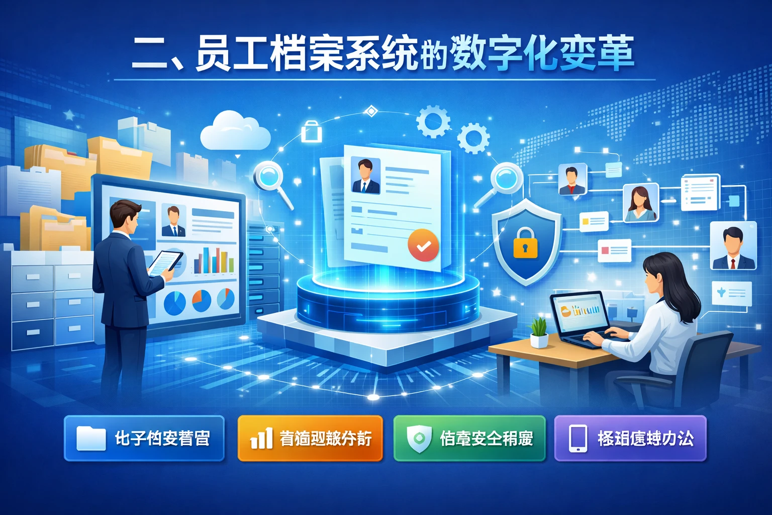 二、员工档案系统的数字化变革