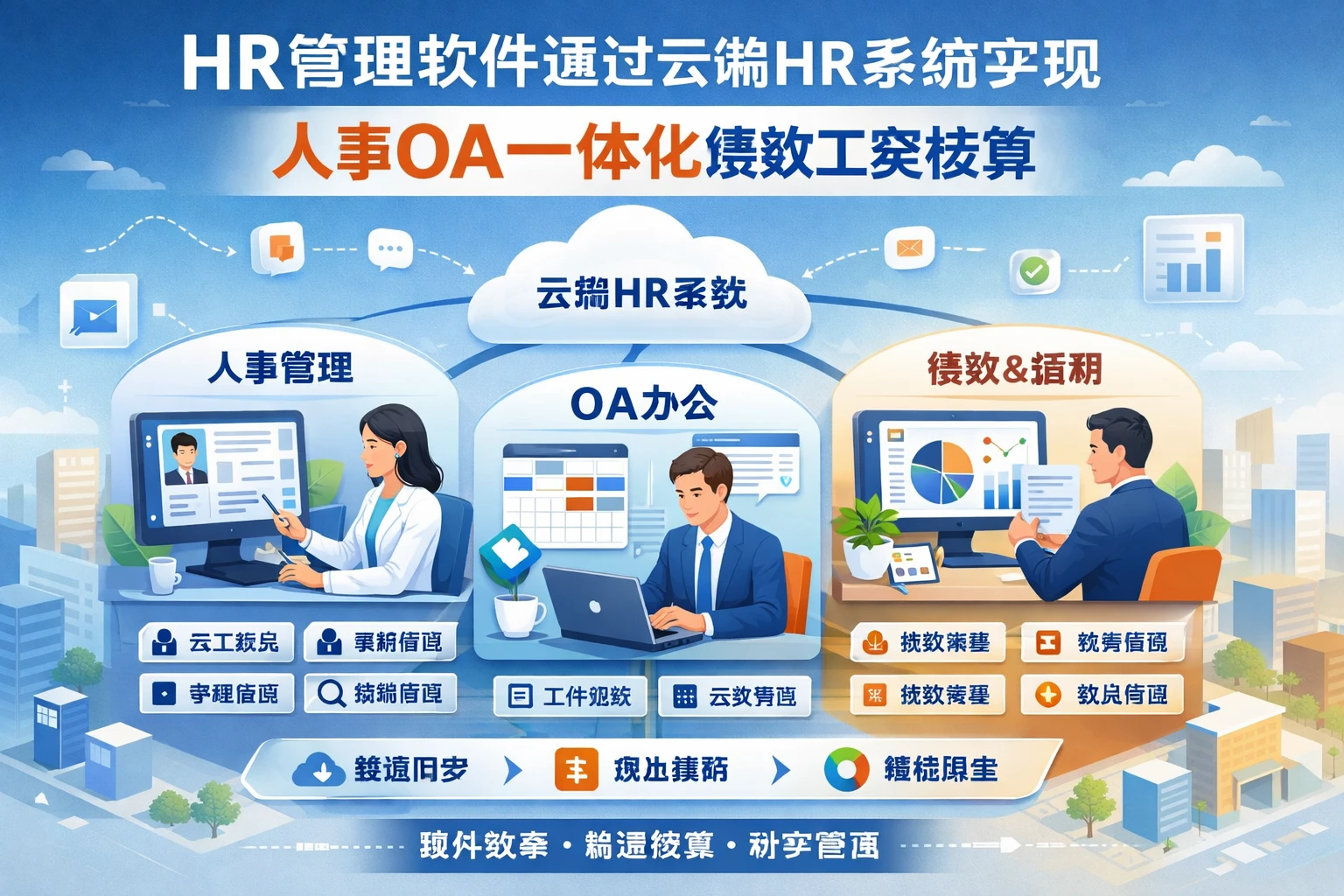 HR管理软件如何通过云端HR系统实现人事OA一体化绩效工资核算