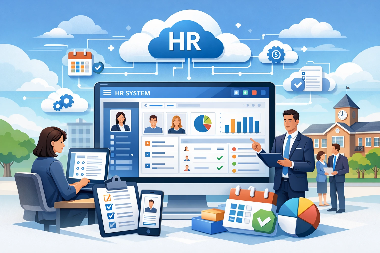 现代人力资源软件与云端HR系统:革新学校人事管理的关键