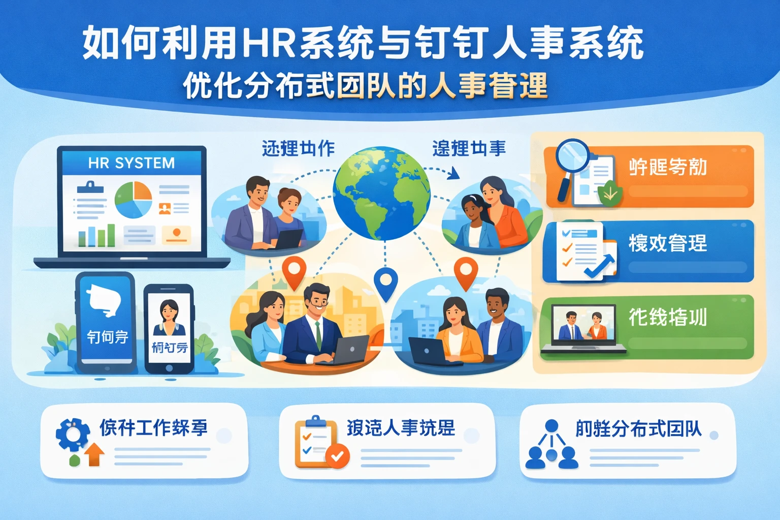 如何利用HR系统与钉钉人事系统优化分布式团队的人事管理