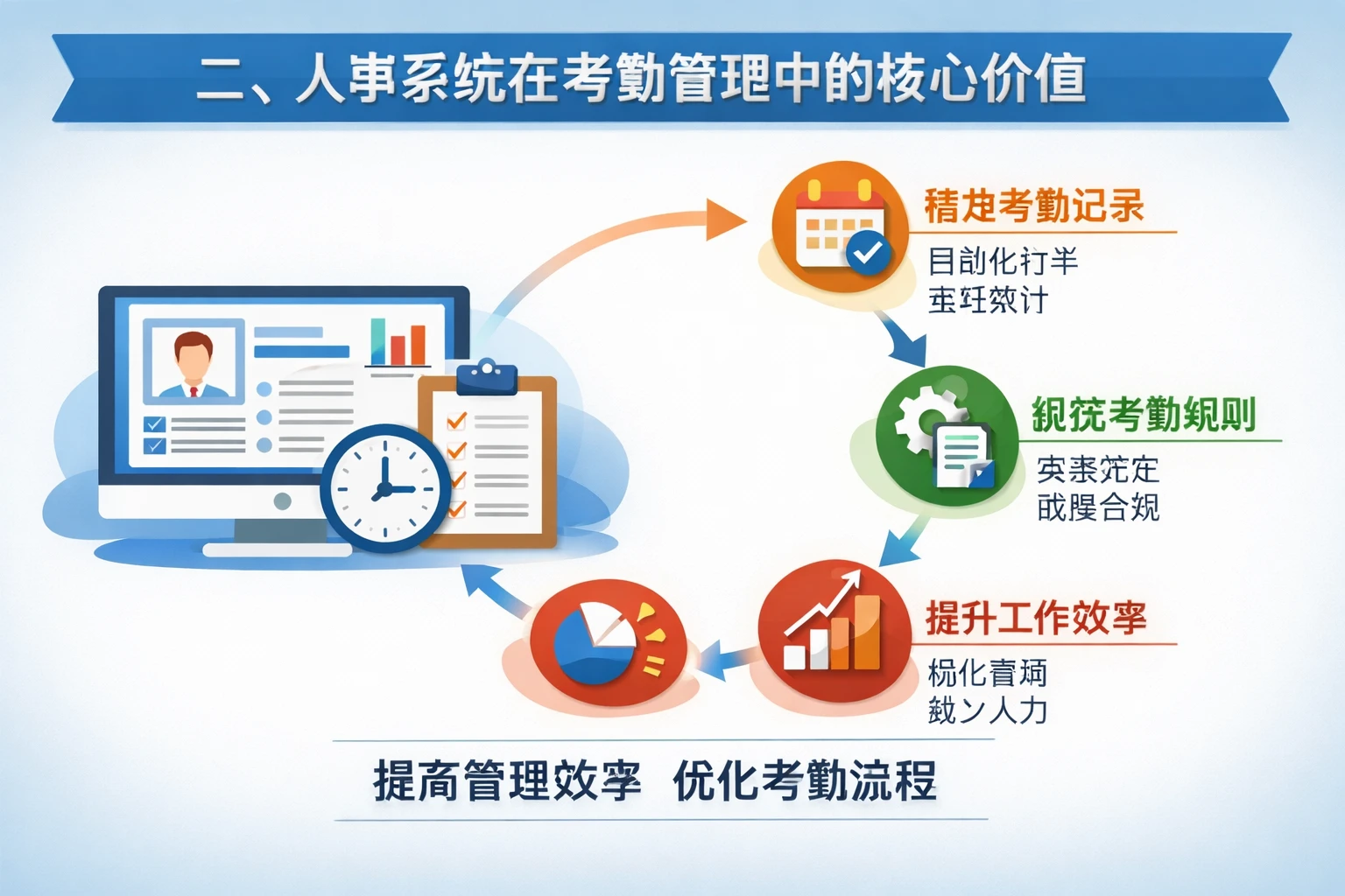 二、人事系统在考勤管理中的核心价值